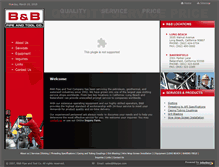 Tablet Screenshot of bbpipe.com